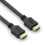 conecto HDMI-kabel High Speed met Ethernet, Ultra HD, vergulde stekker, 4K, zwart, 1,50m