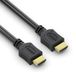 conecto HDMI-kabel High Speed met Ethernet, Ultra HD, vergulde stekker, 4K, zwart, 1,50m
