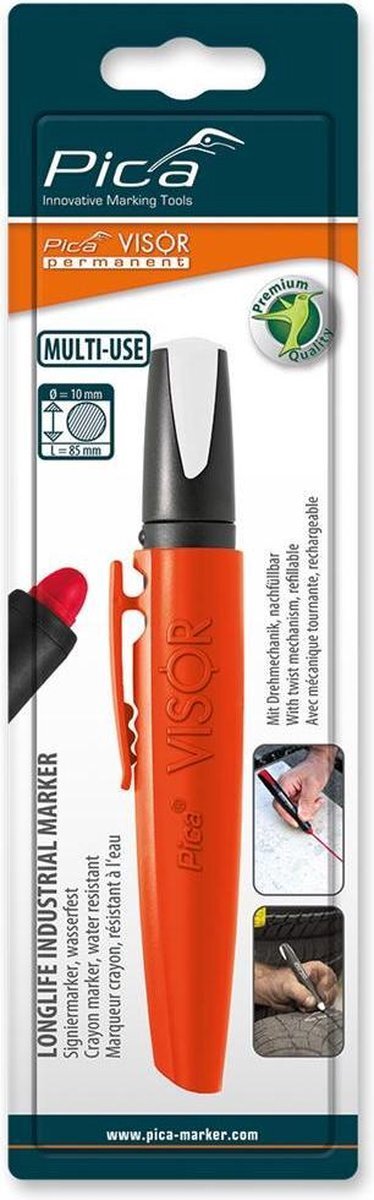 Pica Visor Permanent Marker 990/52 - Navulbaar - Wit