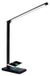 UNIQ Lampe de table pour manucure LED avec fonction de recharge sans fil - Noir