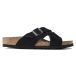 Birkenstock Sandales cuir suède Lugano