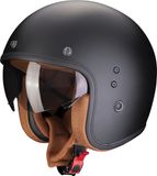 Scorpion Belfast Evo Luxe Matt Zwart Jethelm - Casque