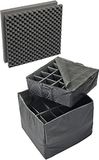 Peli 0375-delige set gewatteerde accessoires koffer originele Peli Protector geschikt voor: kubus koffer Peli 0370 Kleur: zwart