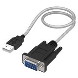 SABRENT USB 2.0 naar serieel (9-pins) RS-232 DB9-adapter (Prolific PL2303) (SBT-USC1K)