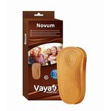 Vaya Medical Novum Bruin Orthopedische Inlegzolen voor Transversale en Longitudinale Platte Voeten Lederen Binnenzool met Supinatie 3/4 Inlegzolen voor Vrouwen Maat 6