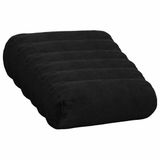 vidaXL Kussensloop 6 stuks Heerlen Zwart Flanel 15 x 40 cm