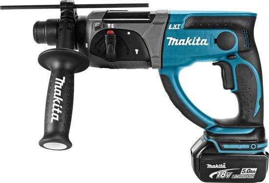 Makita DHR202RTJ - 18V Combihamer - Incl. 2x 5.0Ah Accu's & Lader