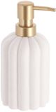 Tendance Zeeppomp / Zeepdispenser Ibiza - Wit - 350ml - Rond - Polyresin