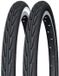Michelin Diabolo City 24" X 1 3/8 X 1 1/4 Stevige Urbanband Zwart