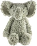 Cuties Pluche Olifant 25cm Grijs Katoen