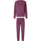 ESMARA® Pyjama-Set aus Frottee für Damen (bordeaux, L (42/44))