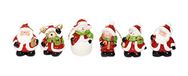 Christmas Gifts 88164 kerstfiguren, 6 stuks, gesorteerd, CE, meerkleurig, 6 x 5 x 8 cm