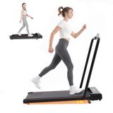 CITYSPORTS tapis roulant, 1400W. Tapis roulant plat pour la maison intelligente, avec contrôle de vitesse libre, tapis roulant avec écran LED, 1-12 km/h