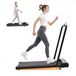 CITYSPORTS tapis roulant, 1400W. Tapis roulant plat pour la maison intelligente, avec contrôle de vitesse libre, tapis roulant avec écran LED, 1-12 km/h