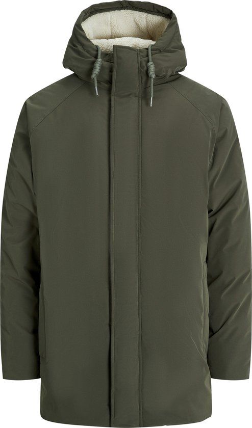 JACK&JONES ESSENTIALS JJEWOOD PARKA SN Heren Parka jas Forest Night XL