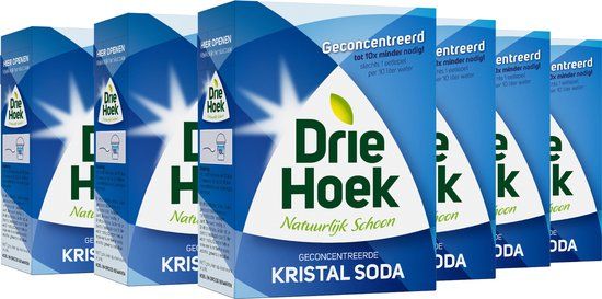 Driehoek Kristal Soda - Geconcentreerde Soda - 6 x 600g