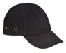 Portwest PW59 Veiligheidshelm Licht Cap Helm Klittenbandsluiting Lange Klep | Zwart