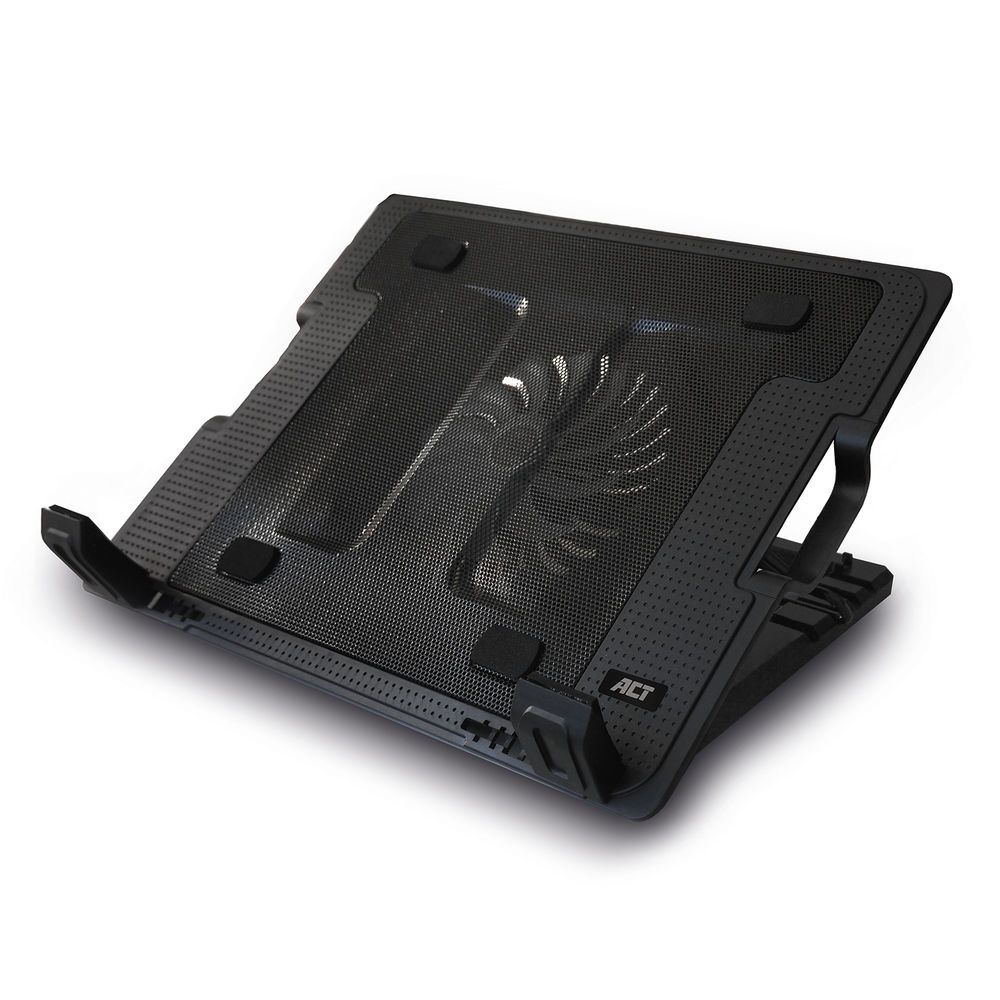 ACT AC8110 Laptop Cooling Pad - 17.3" - Adjustable - Black
