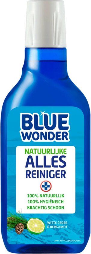 BLUE WONDER | 100% Natuurlijke Allesreiniger - Witte Ceder & Bergamot - 750ml