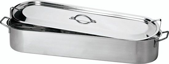 Baumalu RVS Vispocheer- en Stoompan - 60 cm