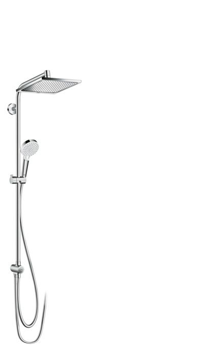 Hansgrohe Crometta E 240 Showerpipe Reno met EcoSmart Chroom