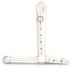 Merkloos / Sans marque Middelwijk Meppel B.V. Weidehalster zonder ketting nylon wit bandbreedte 27 mm