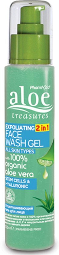 Pharmaid Exfoliating Face Wash Gel 2 in 1 Aloe Treasures 125ml