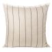 Ferm Living Coussin Calm camel-noir 78x78 cm