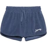 Superdry Heritage Terry Shorts Dames Korte broeken Vintage Indigo