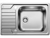 BLANCO DINAS XL 6 S Compact Spoelbak, 780x500 mm, Geborsteld RVS