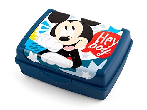 Lulabi Disney Mickey Lunchbox voor kinderen - 17 x 13 x 6,5 cm - BPA-vrij