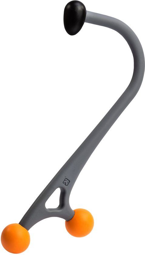 Triggerpoint AcuCurve Cane - Massage Tool for Muscle Relief - Gray/Orange