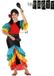 Merkloos Kostuums pour Enfants Female rumba dancer M/L 12 ans Polyester Manches longues Noir/Blanc/Rose/Gris/Bleu/Rouge