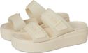 Crocs Dames Brooklyn Buckle Frosted Low Wedge Sandaal