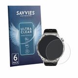 Savvies Screenprotector voor Amazfit Balance 3 - Folie Beschermfolie transparant 6 Stuks
