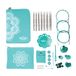 KnitPro Mindful set verwisselbare naalden - 7 paar rondbreinaalden van 13 cm met accessoires Mindful Hope-set voor beginners, professionals en cadeauset
