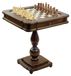 Italfama Luxe 2-in-1 schaakset: schaakbord, schaakstukken van acaciahout (10,2 cm) en damstenen