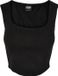Urban Classics Short Corsage Mouwloze Top Vrouwen 5XL Zwart