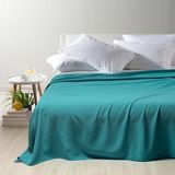 Caleffi - Sprei, niet gewatteerd, rodeo, eenkleurig, voor Frans bed