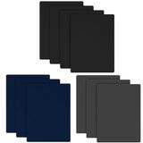 Euqvunn Nylon Reparatiepatch, 10 Stuks Zelfklevende Tentreparatiepatch (20 cm x 15 cm), Zware Nylon, Waterbestendig, Stoffen Reparatietape Voor Tenten, Jassen, Rugzakken (zwart/blauw/grijs)