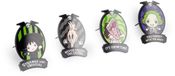 Grupo Erik Beetlejuice - Set Of 4 Pins - Multicolours