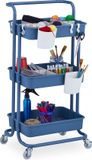 Merkloos / Sans marque Relaxdays Keuken Trolley