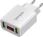 DrPhone - Chargeur secteur 2 ports USB - Blanc