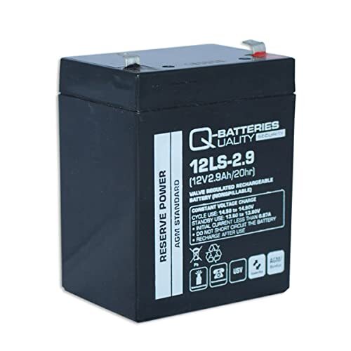 Q-Batteries 12LS-2.9 12V 2,9Ah loodvlies accu AGM VRLA