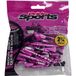 Golf Pride Tees Splatter 69 mm - verpakking van 45 stuks, roze/zwart