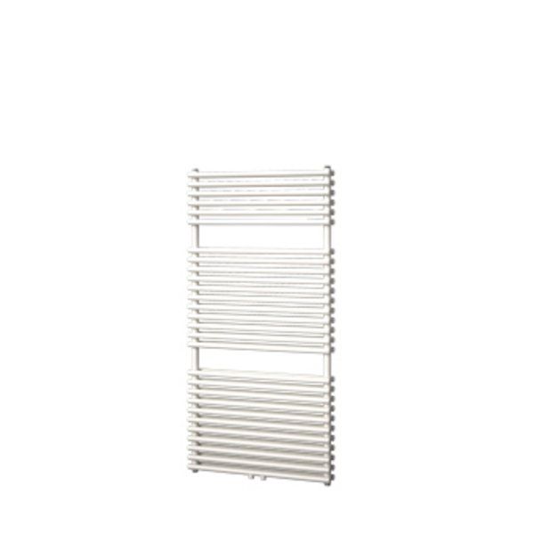 Plieger Florian Nxt designradiator dubbel horizontaal met middenaansluiting 1216x600mm 980W wit 7255226