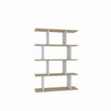 Woody Fashion 935CMN1195 Rekschap Vrijstaand Deeltjes-board Eiken, Wit