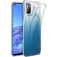Phonillico® Case voor Oppo A53 / A53S - Siliconengel TPU Transparant Zacht Ultradun