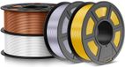 Filament PLA Silk, 1,75 mm, 4,4 kg, 4 couleurs, finition brillante