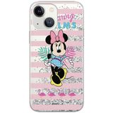 ERT GROUP mobiel telefoonhoesje voor Apple Iphone 13 origineel en officieel erkend Disney patroon Minnie 028 optimaal aangepast aan de vorm van de mobiele telefoon, met glitter overloopeffect